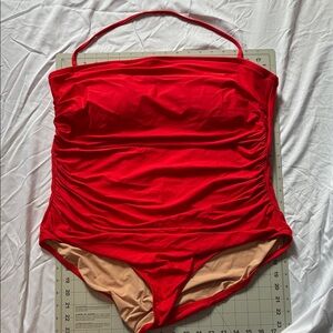 J. Crew Vibrant Red Swimwear